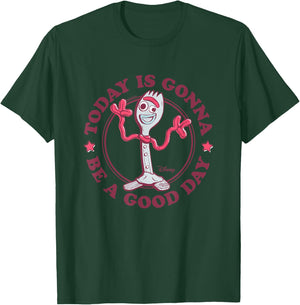Toy Story - Today is Gonna Be A Good Day Forky T-Shirt - T-Shirt | Forest