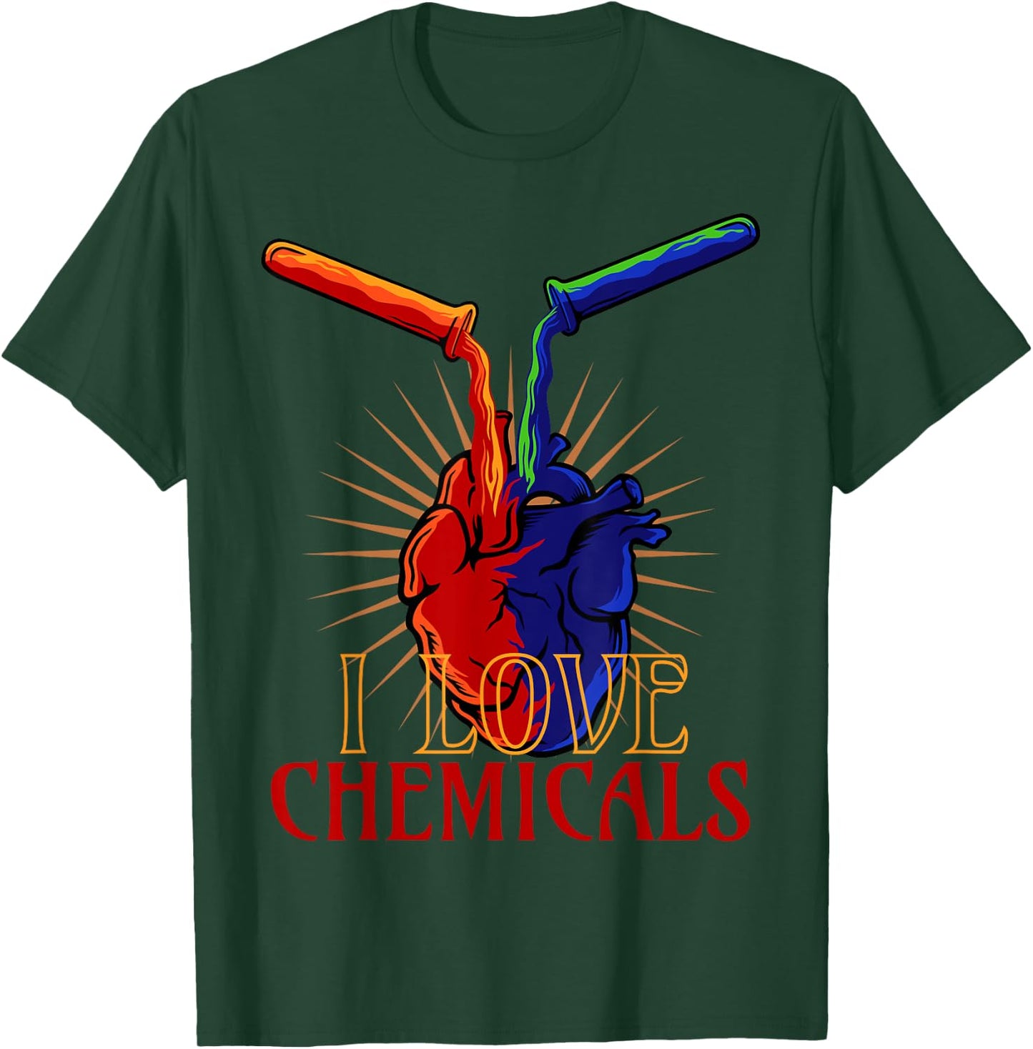 Chemical Engineering I Love Chemicals Chemistry Teacher Women T-Shirt - T-Shirt | Forest