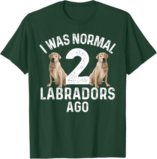 Cute Labrador Design Women Labrador Retriever Lovers T-Shirt - T-Shirt | Forest