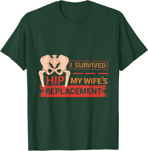 Hip Surgery Joint Replacement Recovery Funny Get Well Soon T-Shirt - T-Shirt | Forest