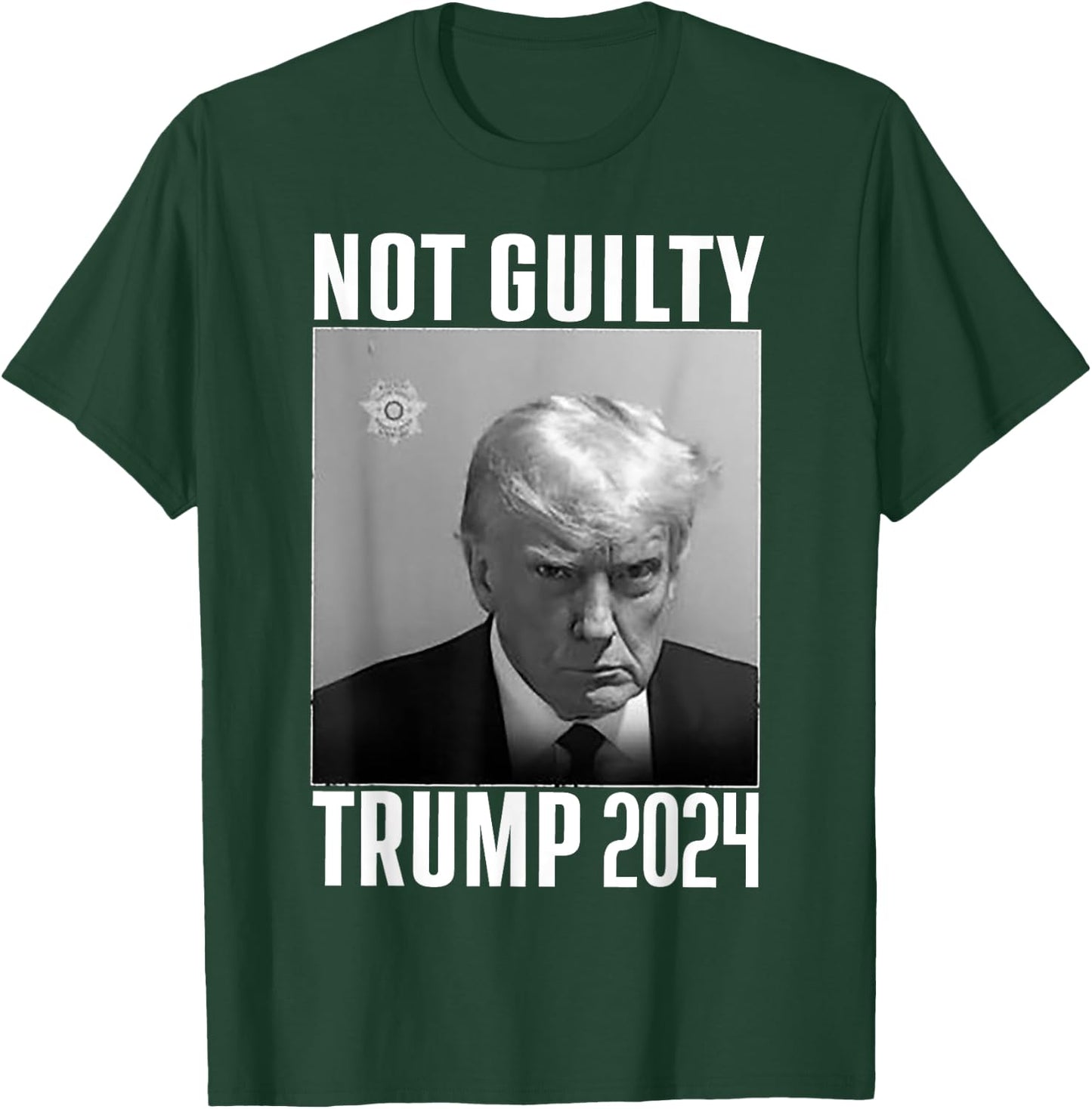 Not Guilty Trump 2024 T-Shirt - T-Shirt | Forest