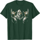 Bigfoot Rock On Sasquatch Rock and Roll Funny Rocker Graphic T-Shirt - T-Shirt | Forest