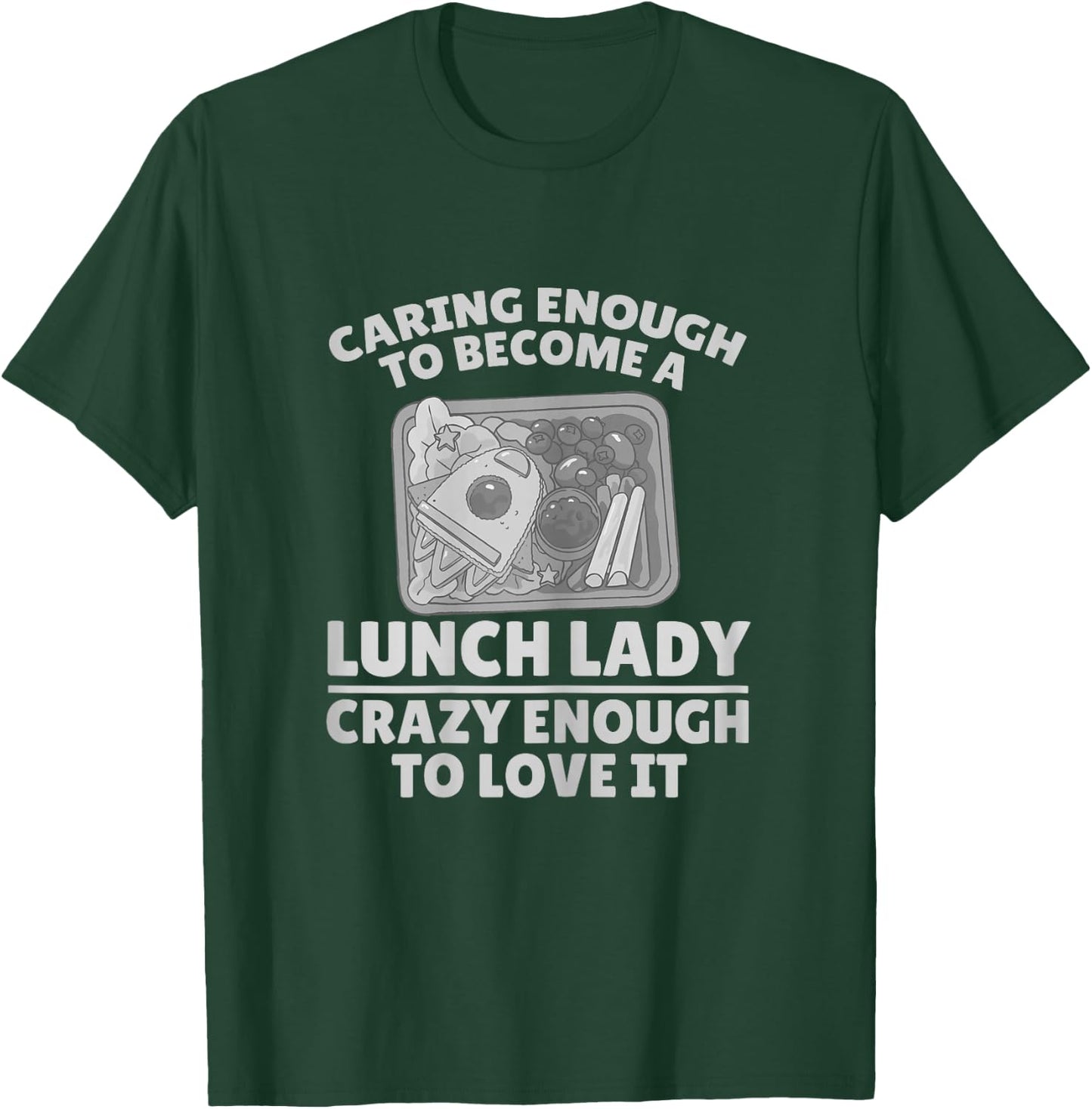 Lunch Lady Food Preparation Service Worker T-Shirt - T-Shirt | Forest