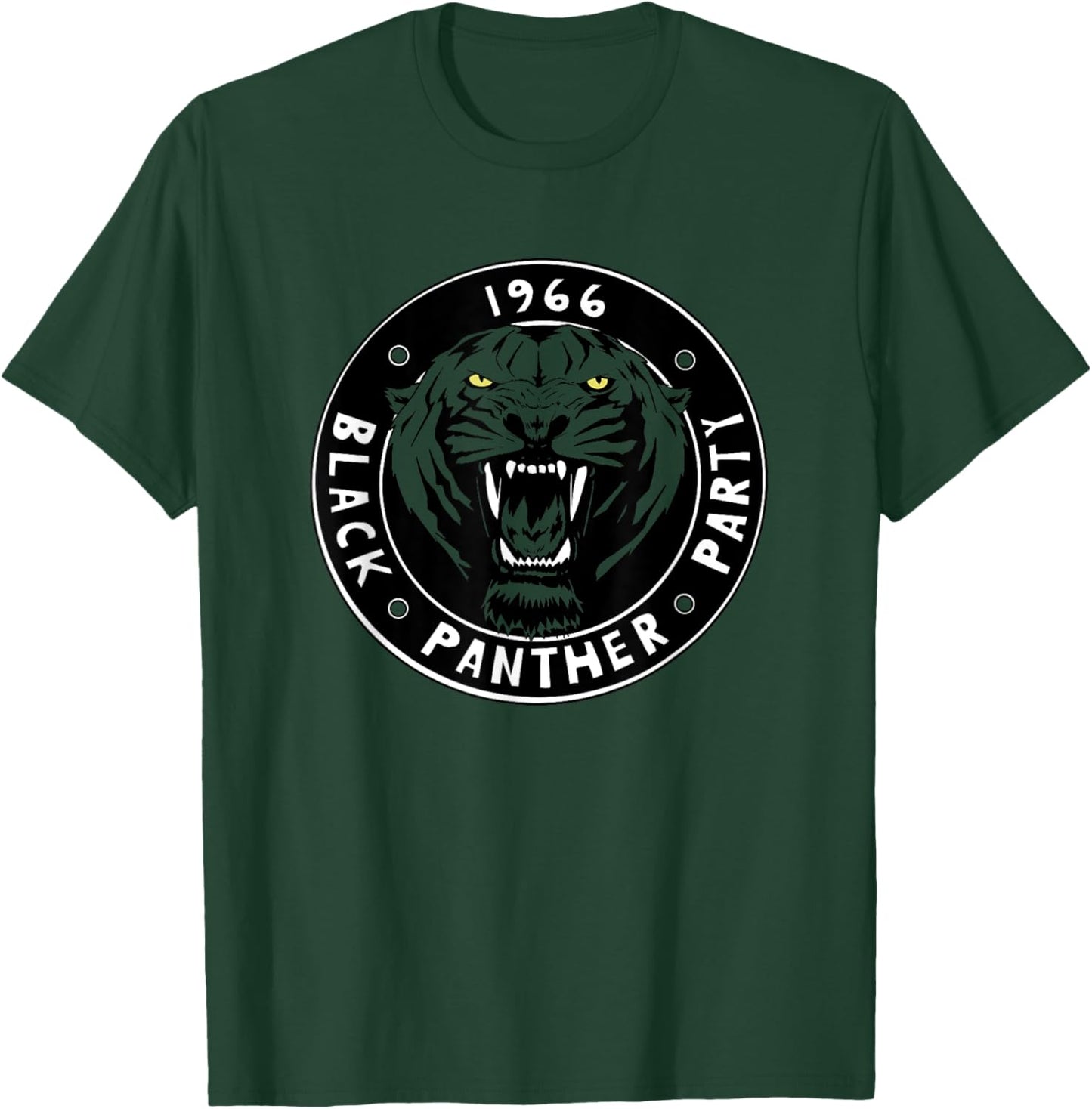 Vintage Black History Panther Party Logo 1966 T-Shirt - T-Shirt | Forest