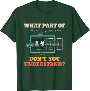 What Part Dont You Understand Funny HVAC Installer T-Shirt - T-Shirt | Forest