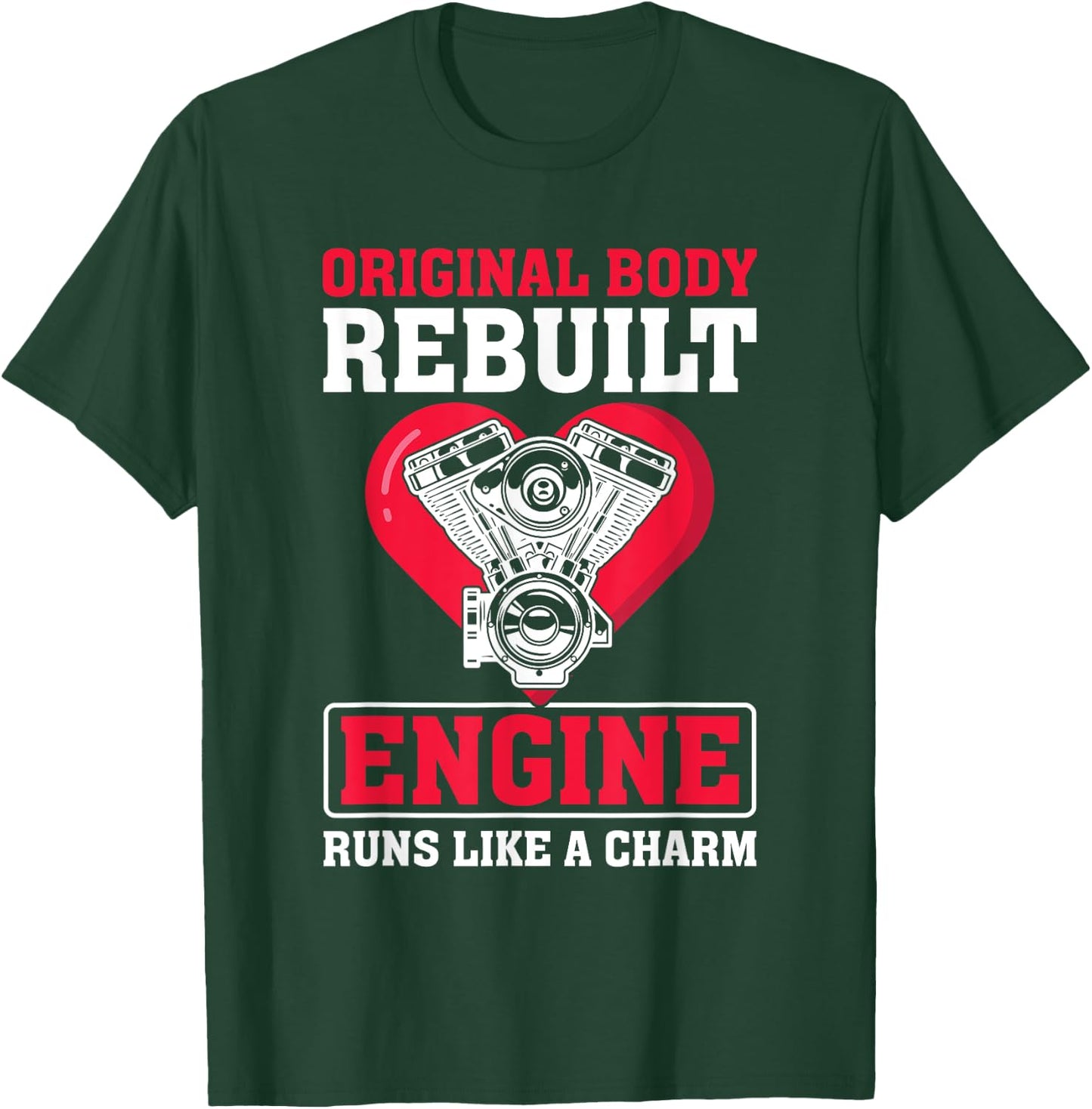Open Heart Surgery After Transplant Recovery Funny T-Shirt - T-Shirt | Forest