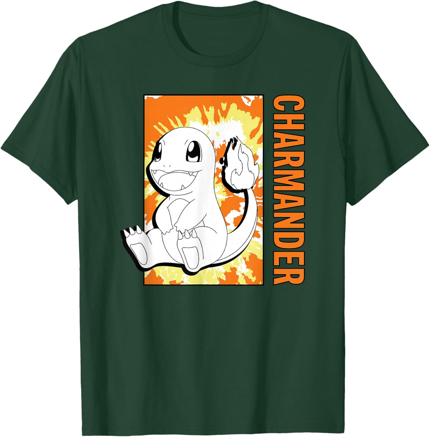 Pokémon - Tie Dye Charmander T-Shirt - T-Shirt | Forest