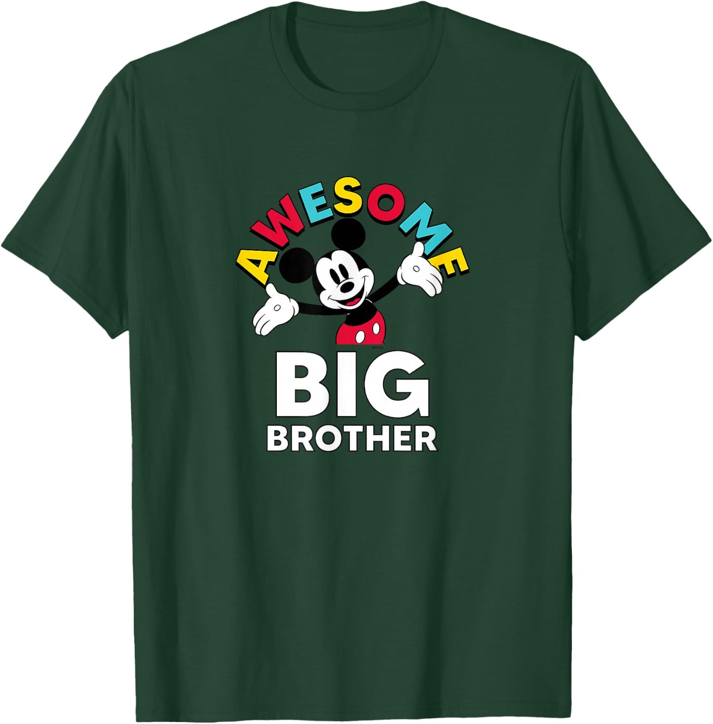 Disney - Mickey Awesome Big Brother T-Shirt - T-Shirt | Forest