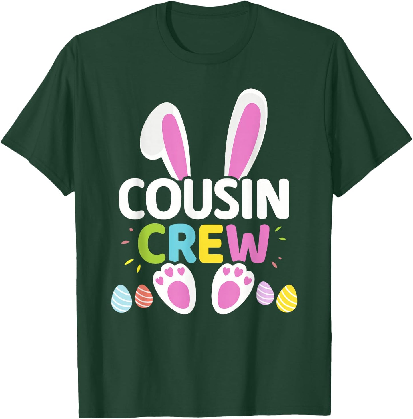 Easter cousin crew with bunny and eggs for family T-Shirt - T-Shirt | Forest