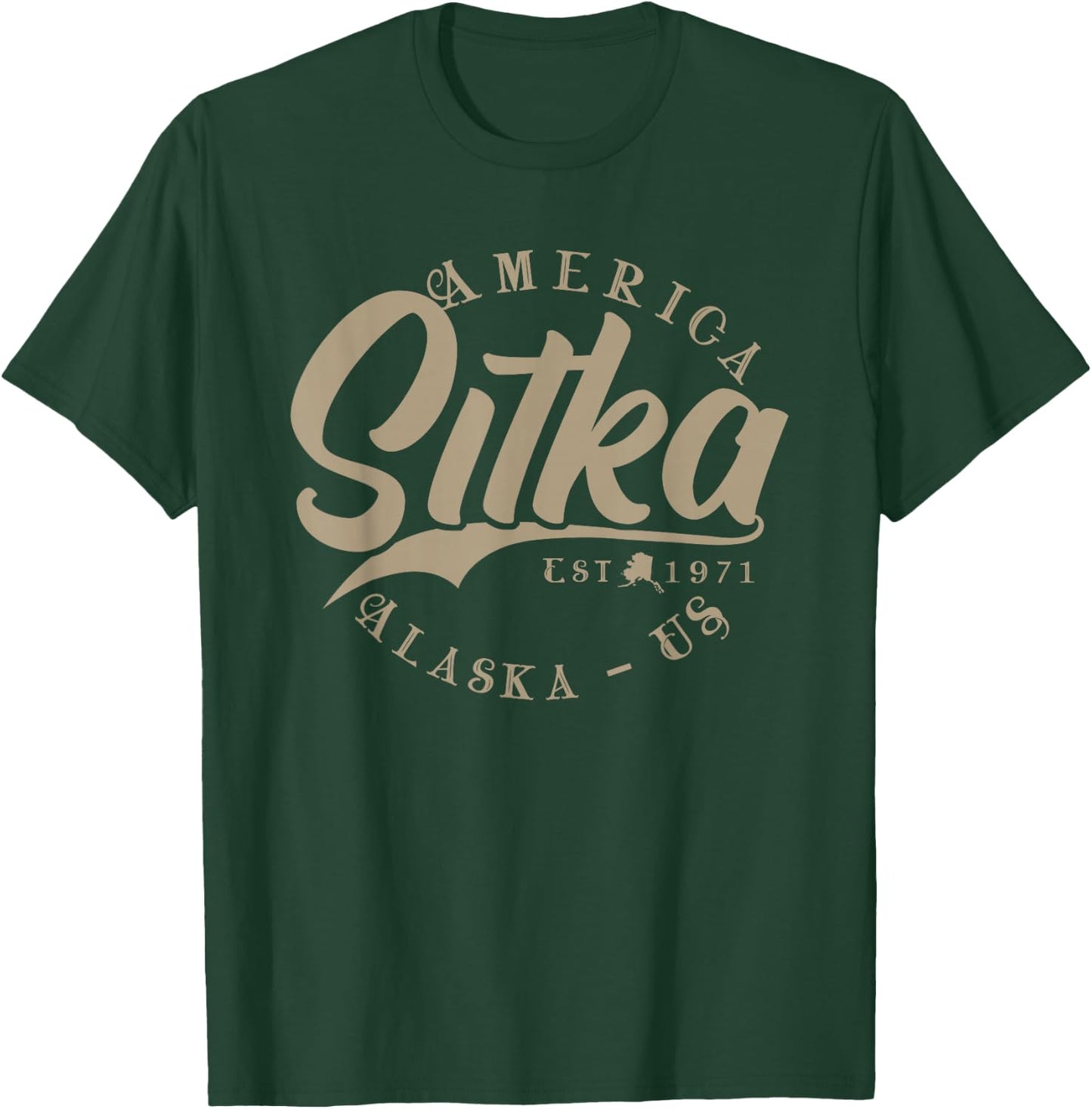 Sitka AK | Alaska T-Shirt - T-Shirt | Forest