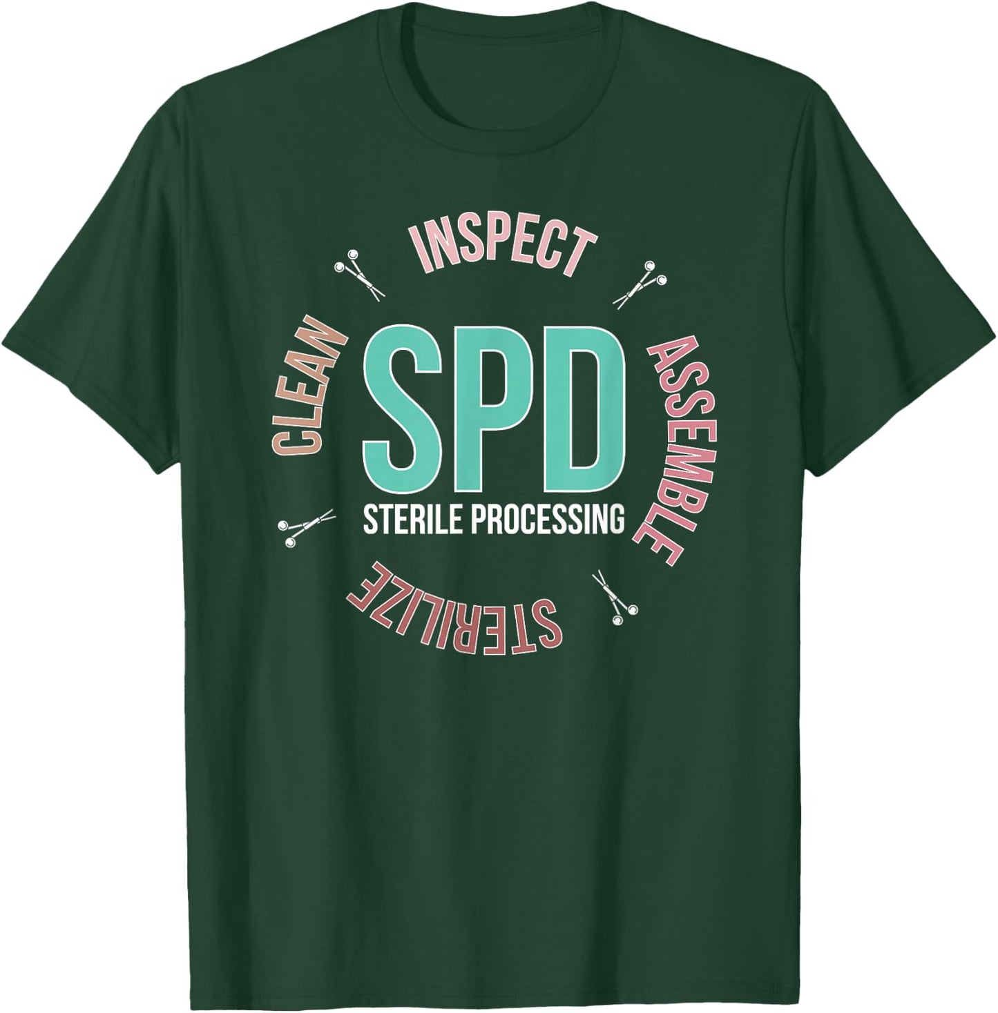 Sterile Processing Tech Sterile Processing Technician T-Shirt - T-Shirt | Forest