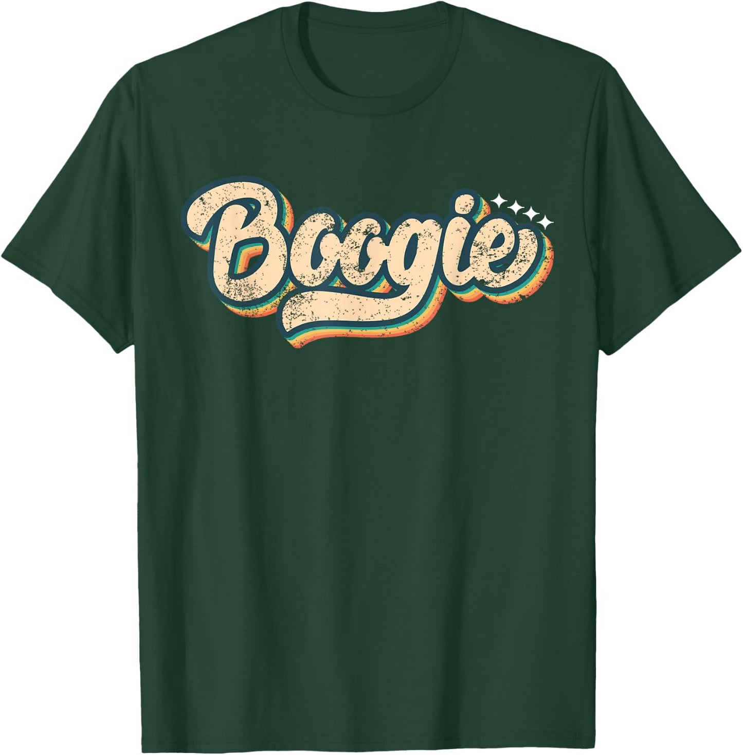 Boogie Shirt Vintage Look Slang A 70s Costume Or 80s Costume T-Shirt - T-Shirt | Forest