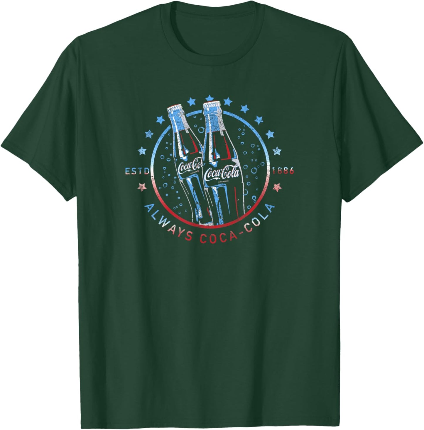 Coca-Cola Fourth of July Vintage Always Logo T-Shirt - T-Shirt | Forest