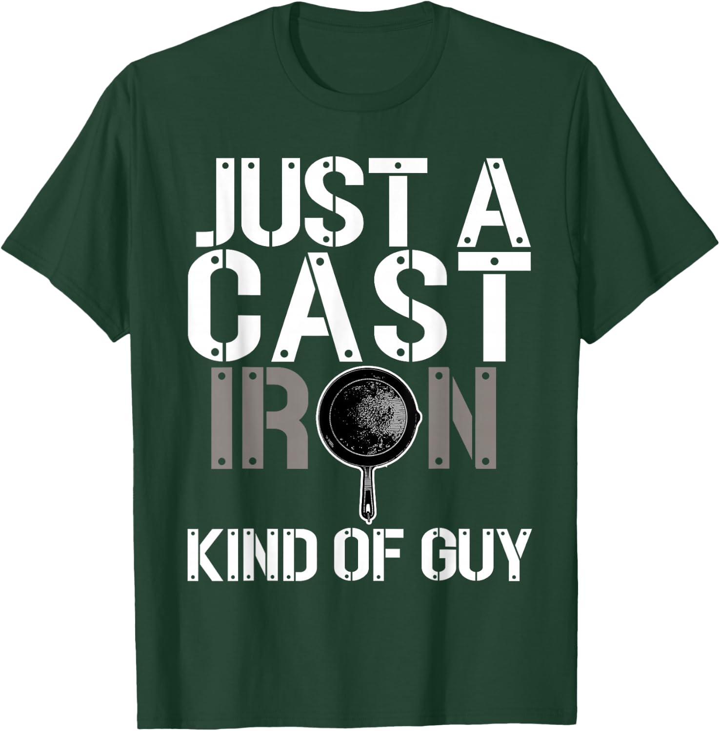 Cast Iron Pan Lover Frying Skillet Funny Cooking Chef T-Shirt - T-Shirt | Forest