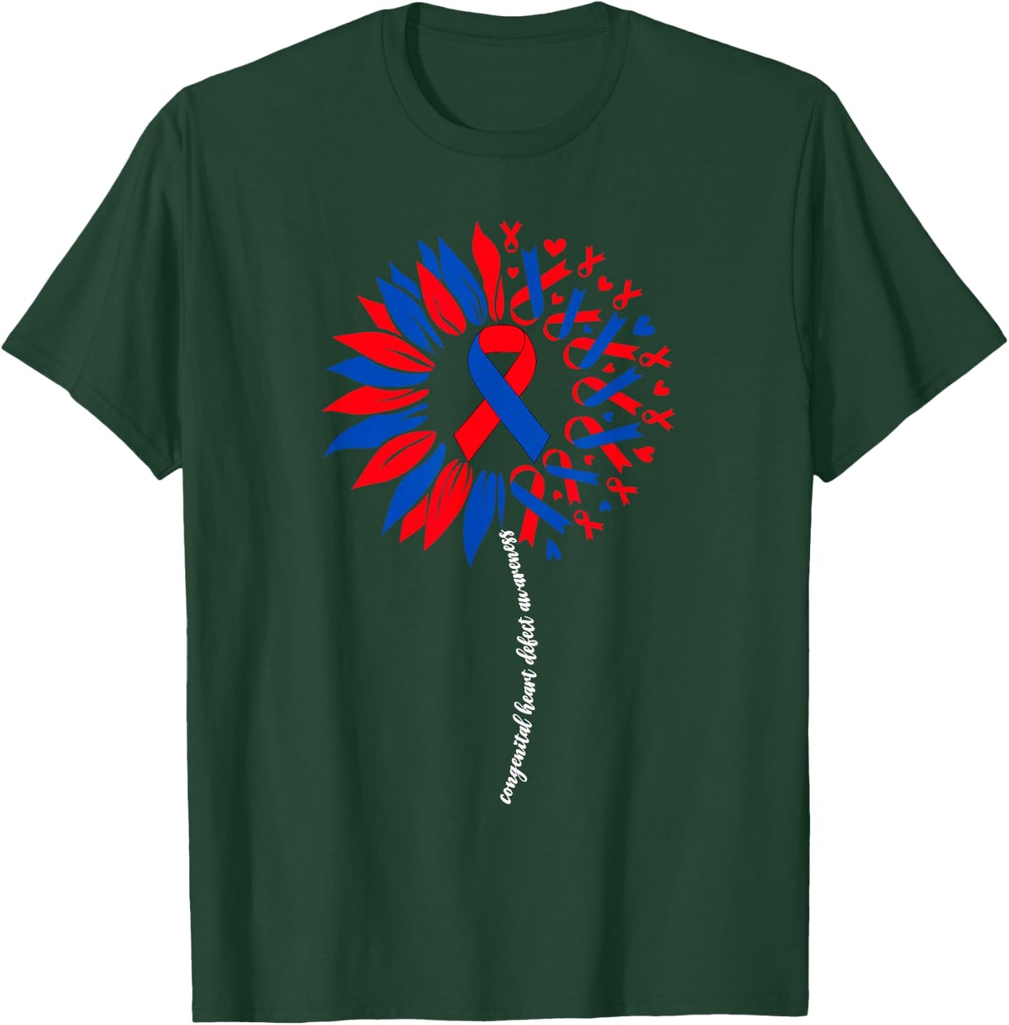 CHD Congenital Heart Defect Awareness Month For Kids Women T-Shirt - T-Shirt | Forest