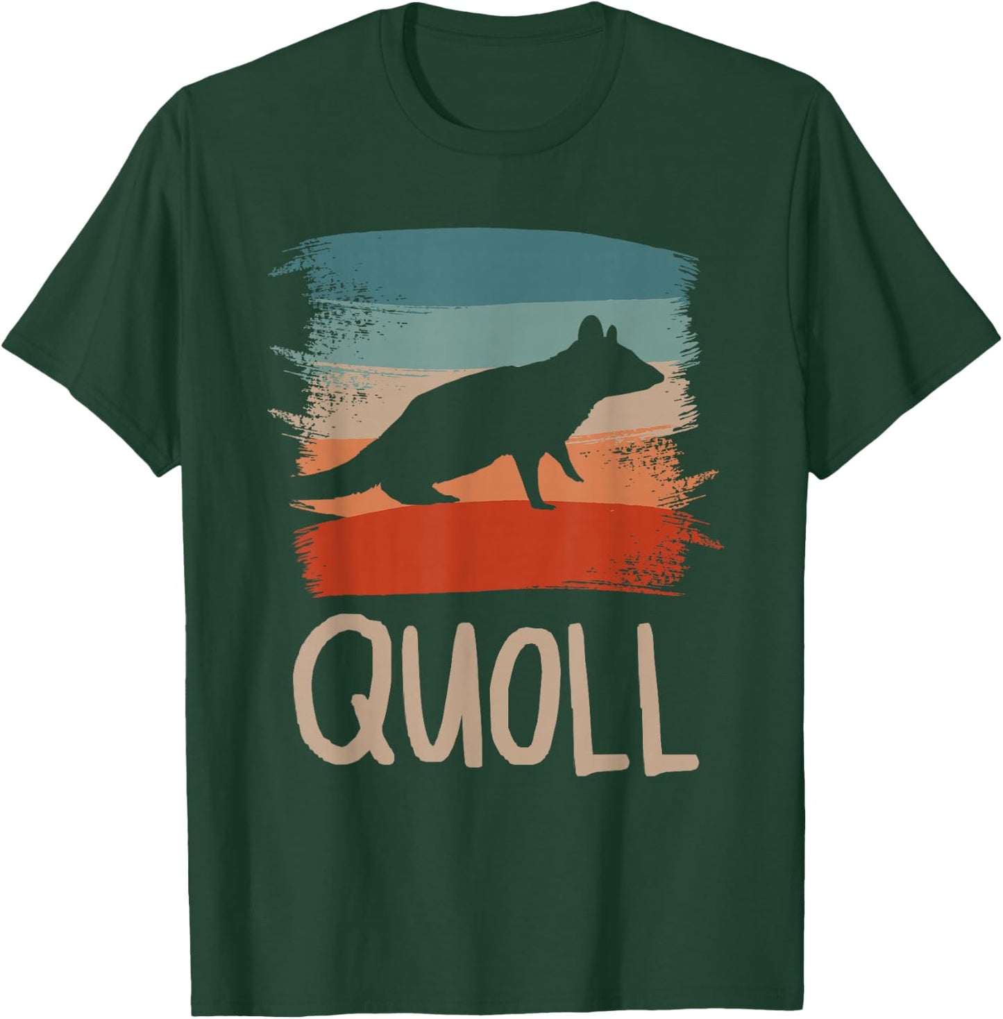 Retro Vintage Quoll Quolls T-Shirt - T-Shirt | Forest