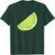 Green Lime Halloween Costume Group Funny Lime Slice Lovers T-Shirt - T-Shirt | Forest