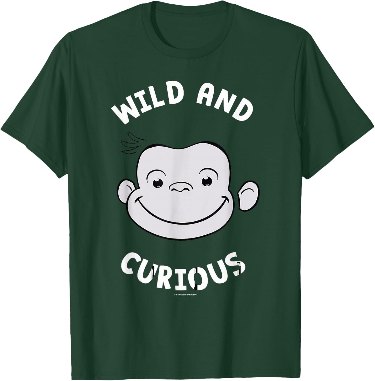Curious George Wild and Curious Big Face T-Shirt - T-Shirt | Forest