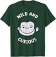 Curious George Wild and Curious Big Face T-Shirt - T-Shirt | Forest