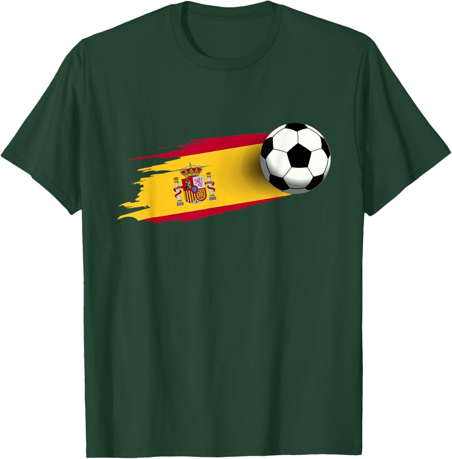 Spain Flag Jersey Spanish Soccer Team Spanish T-Shirt - T-Shirt | Forest
