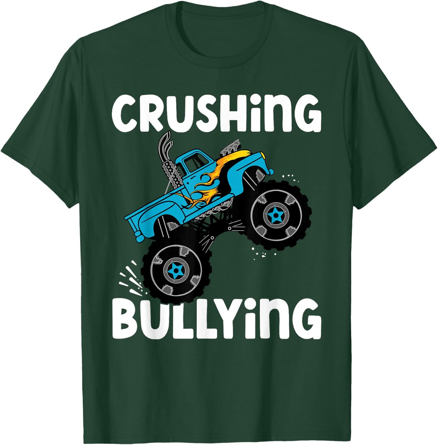 Crushing Bullying Unity Day Halloween Orange Kids Men Women T-Shirt - T-Shirt | Forest