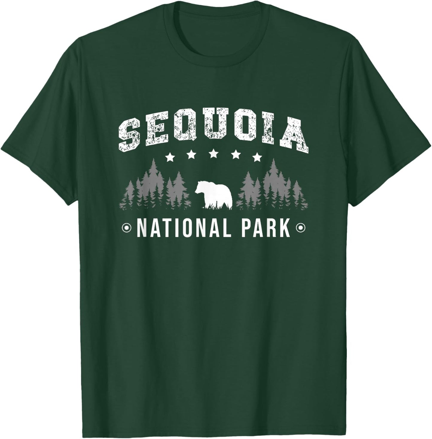 Sequoia National Park Tourist Destination Spot America T-Shirt - T-Shirt | Forest