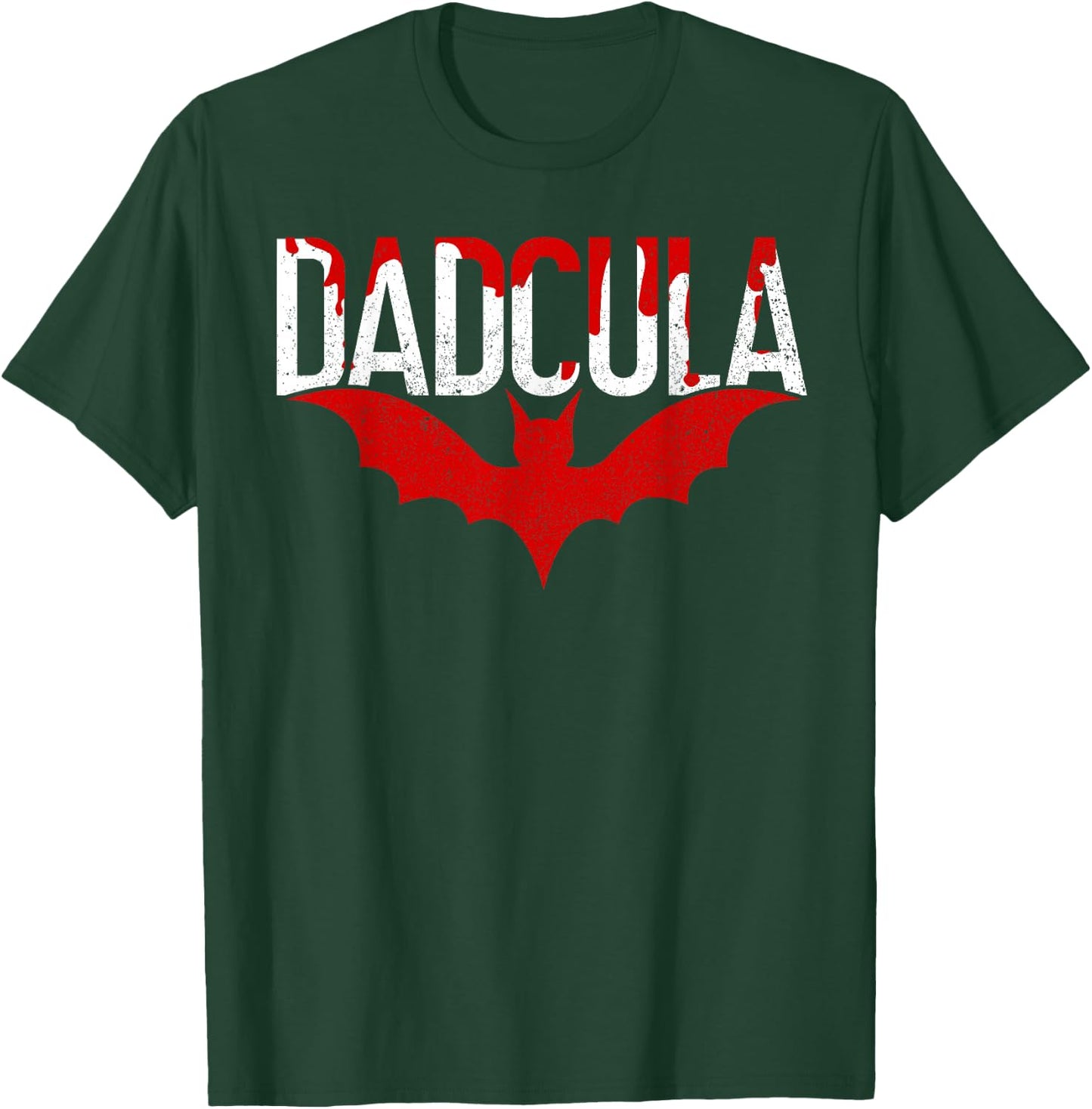 Papa Dadcula Dad Vampire Daddy Funny Halloween Father T-Shirt - T-Shirt | Forest