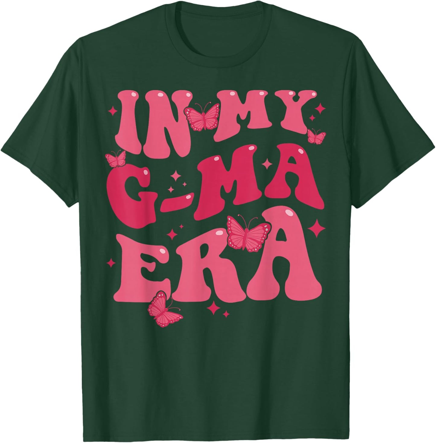 In My G-Ma Era Baby Announcement for Grandma Mother's Day T-Shirt - T-Shirt | Forest