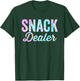 Snack Dealer Summer Camp Staff Daycare Worker Funny Tie Dye Women T-Shirt - T-Shirt | Forest
