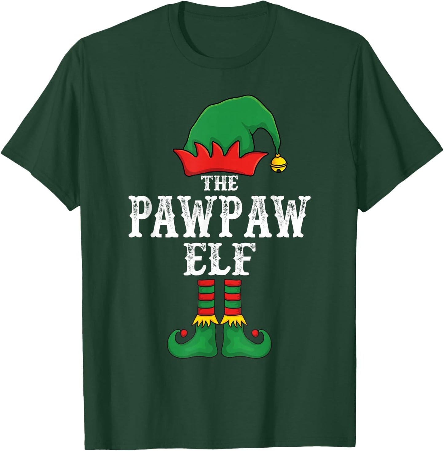 The Pawpaw Elf Christmas Pajama Idea Family Matching Funny T-Shirt - T-Shirt | Forest