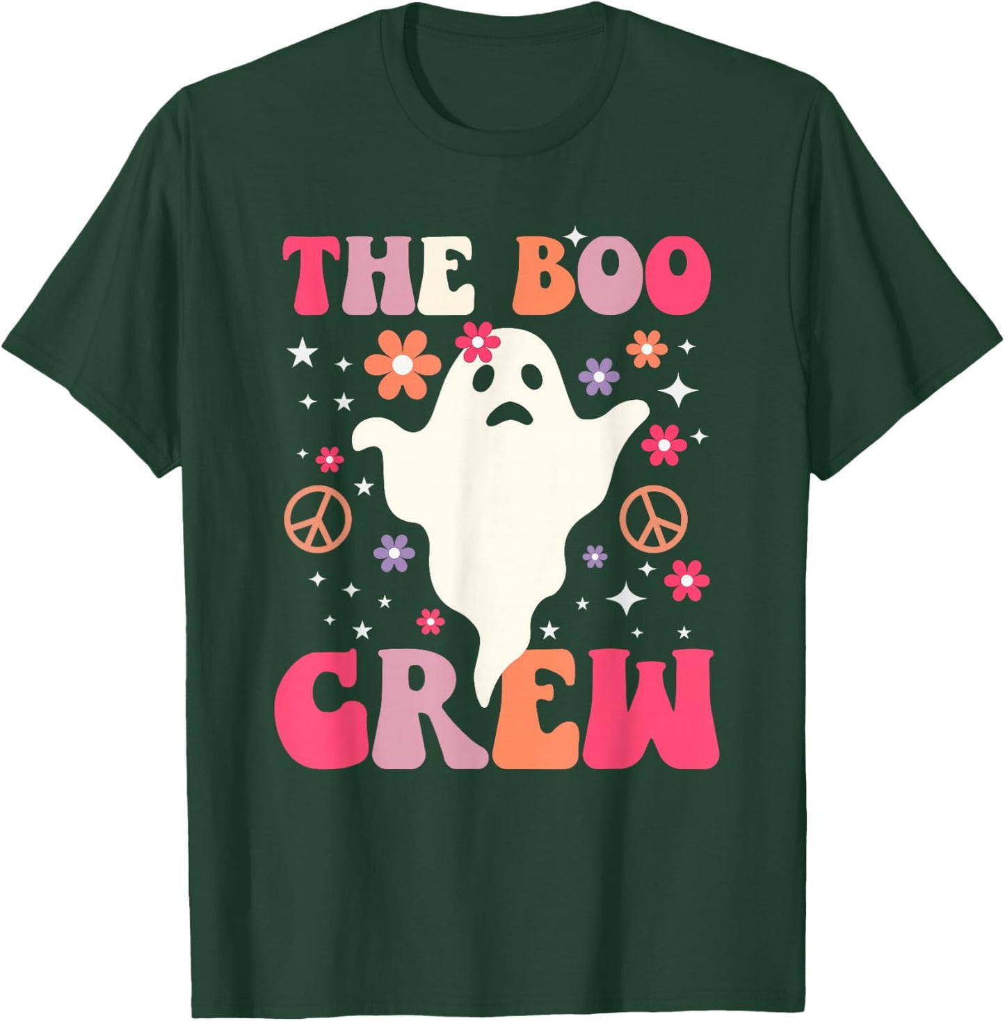 Halloween The Boo Crew - Cute Ghost - Spooky Family Matching T-Shirt - T-Shirt | Forest