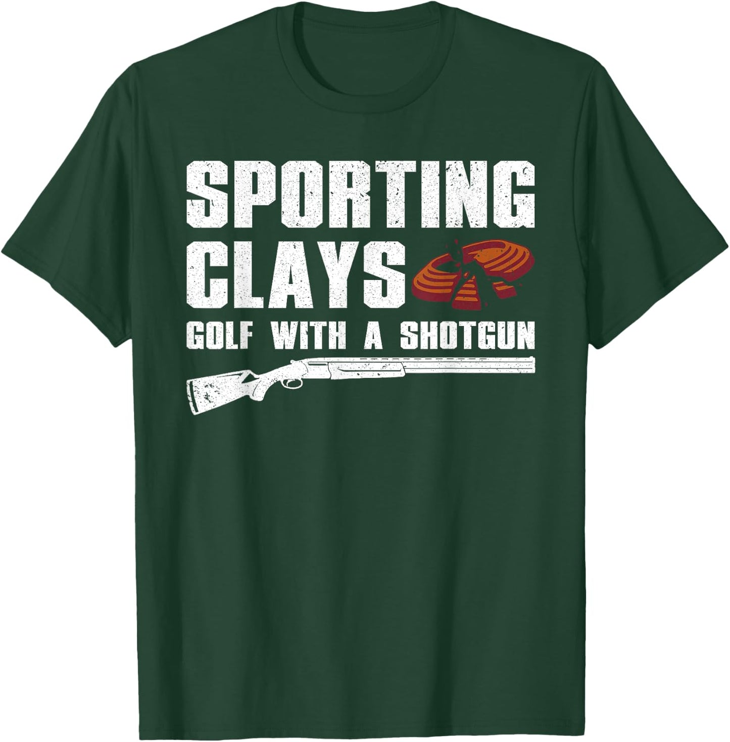 Cool Trap Shooting Women Skeet Clay Target Shooter T-Shirt - T-Shirt | Forest