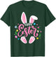 Happy Easter Bunny Easter Egg Hunt Squad Easter Women Family T-Shirt - T-Shirt | Forest