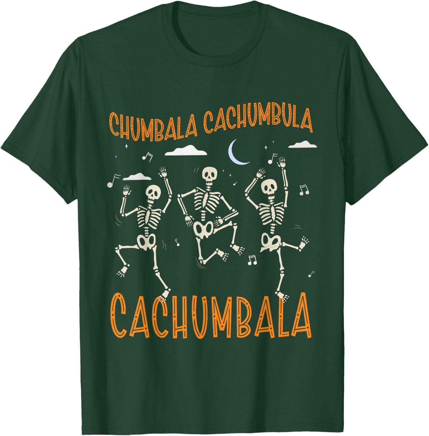 Chumbala Cachumbula Dancing Skeletons Dia de Muertos T-Shirt - T-Shirt | Forest