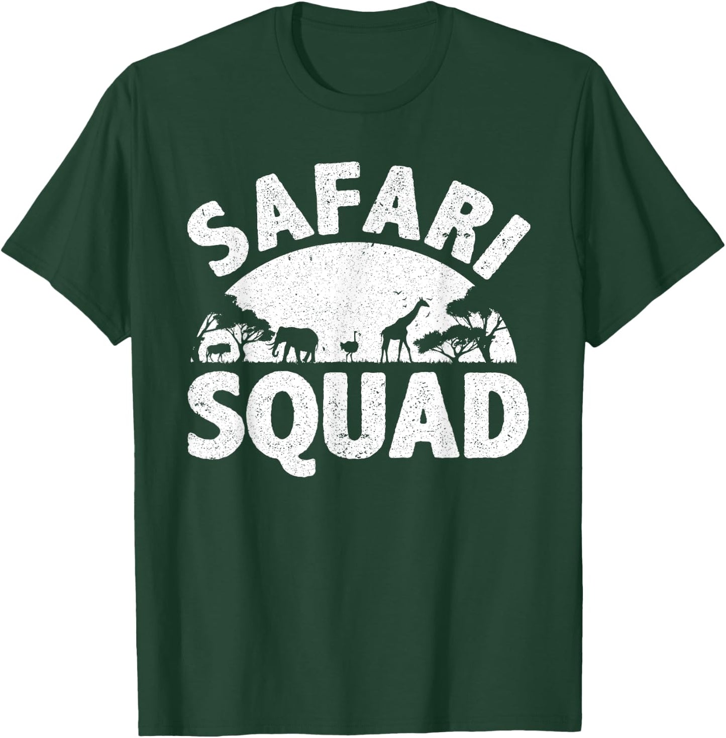 Cool Safari Squad Women Zoo Animal African Jungle T-Shirt - T-Shirt | Forest