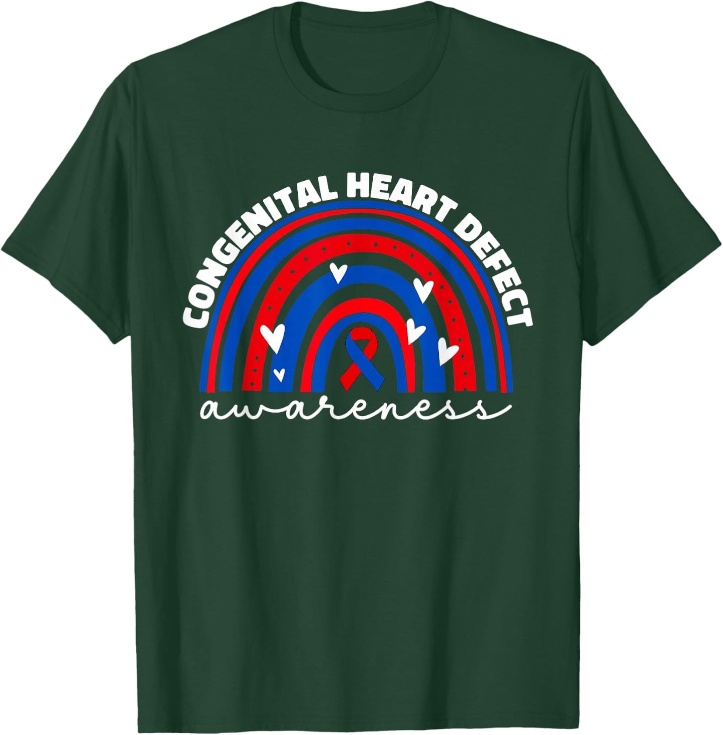 CHD Congenital Heart Defect Awareness Month For Kids Women T-Shirt - T-Shirt | Forest