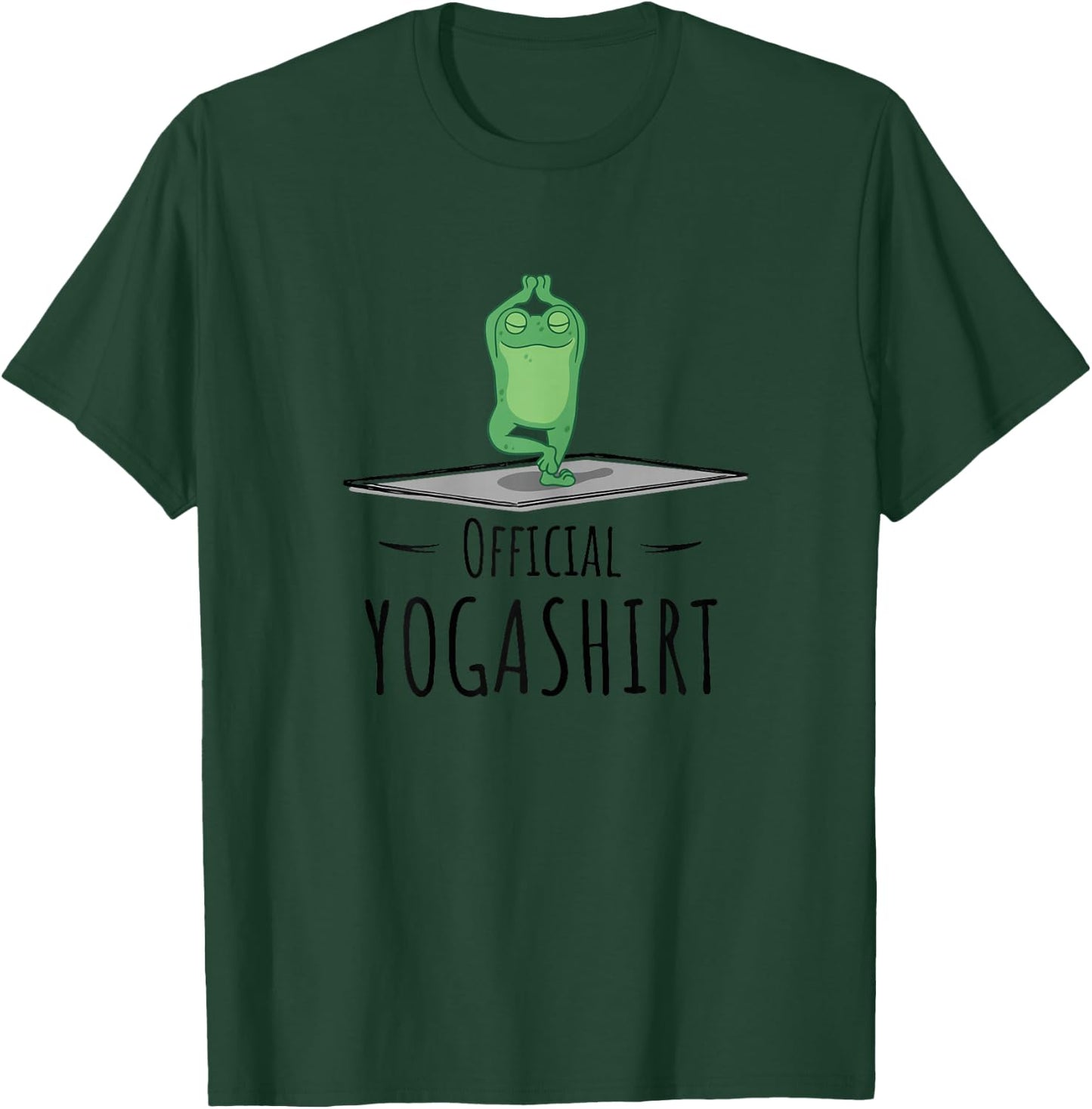 Cute Chakra Yogi Namaste & Meditation Om Mantra Zen Yoga T-Shirt - T-Shirt | Forest