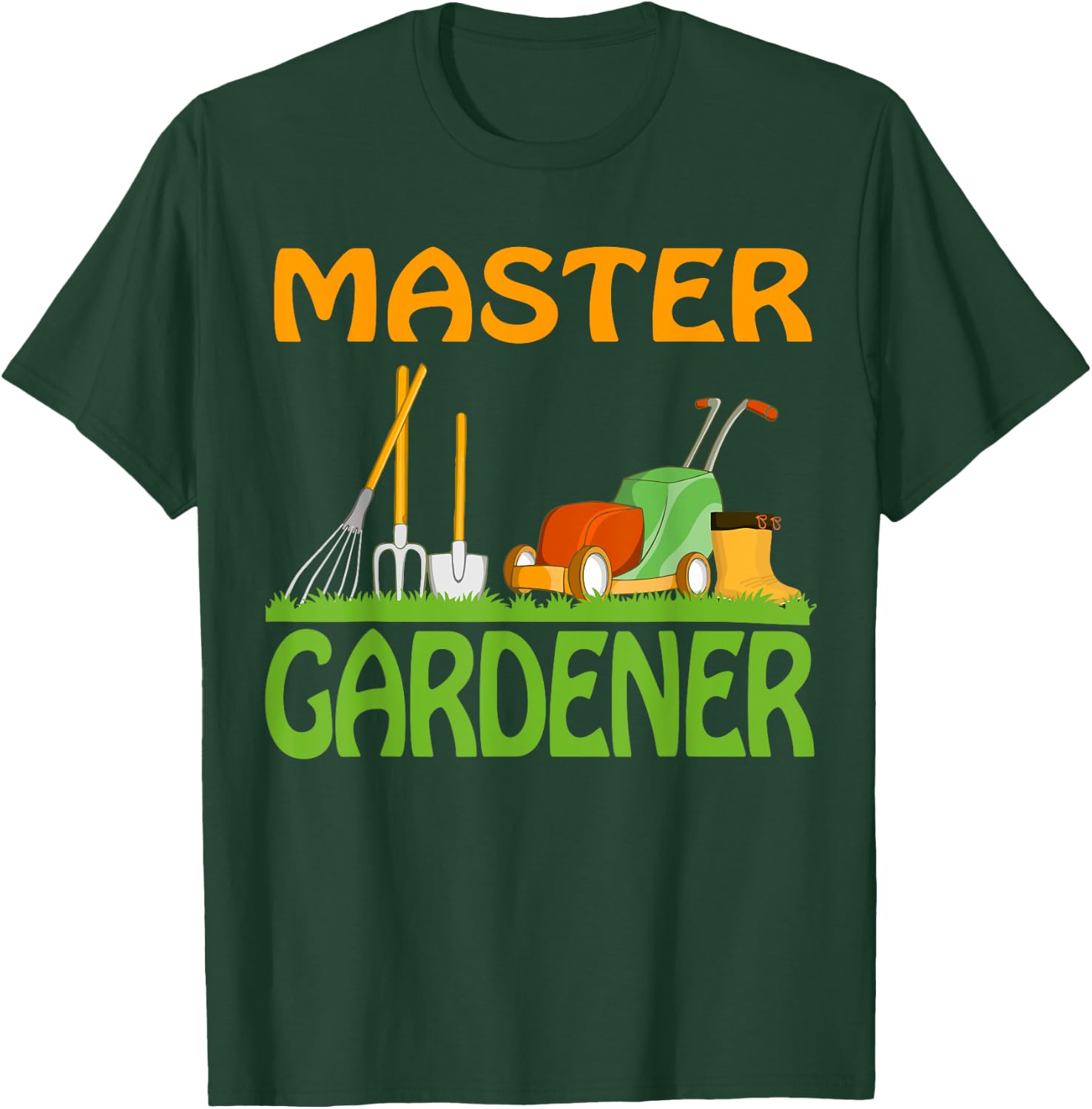 Master Gardener Funny Gardening Planting Garden Lover Outfit T-Shirt - T-Shirt | Forest