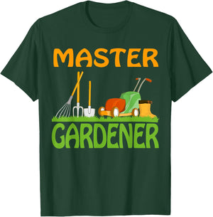 Master Gardener Funny Gardening Planting Garden Lover Outfit T-Shirt - T-Shirt | Forest