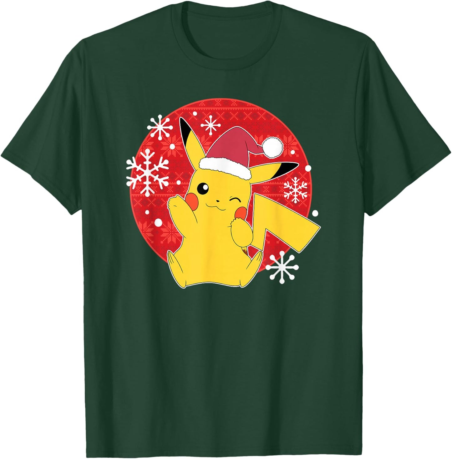 Pokémon - Pikachu Santa Hat Ugly Sweater T-Shirt - T-Shirt | Forest