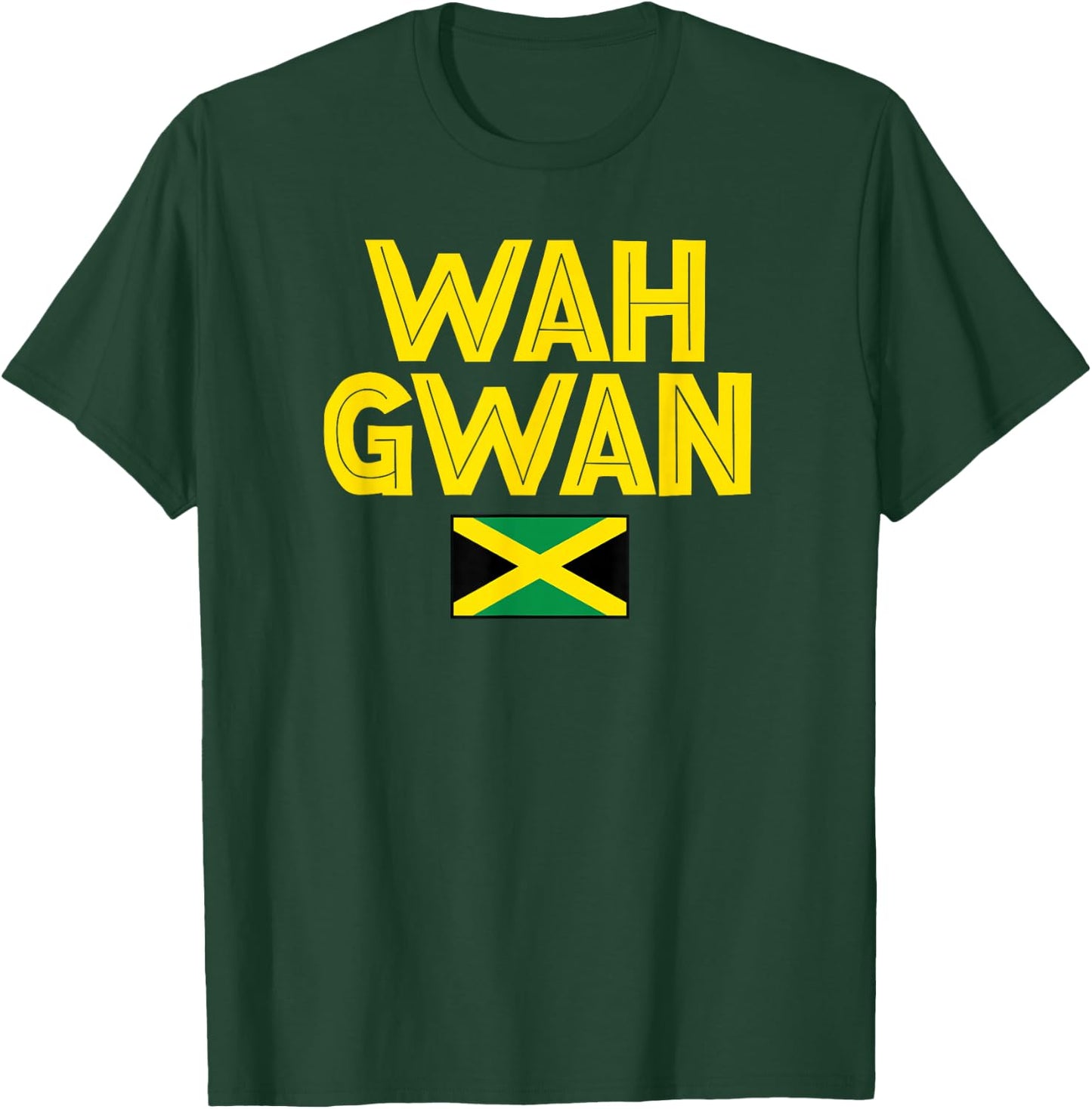 Wah Gwan Jamaica Slang Patois Jamaican Vacation Souvenir T-Shirt - T-Shirt | Forest