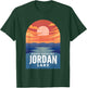Jordan Lake NC Retro Sunset T-Shirt - T-Shirt | Forest