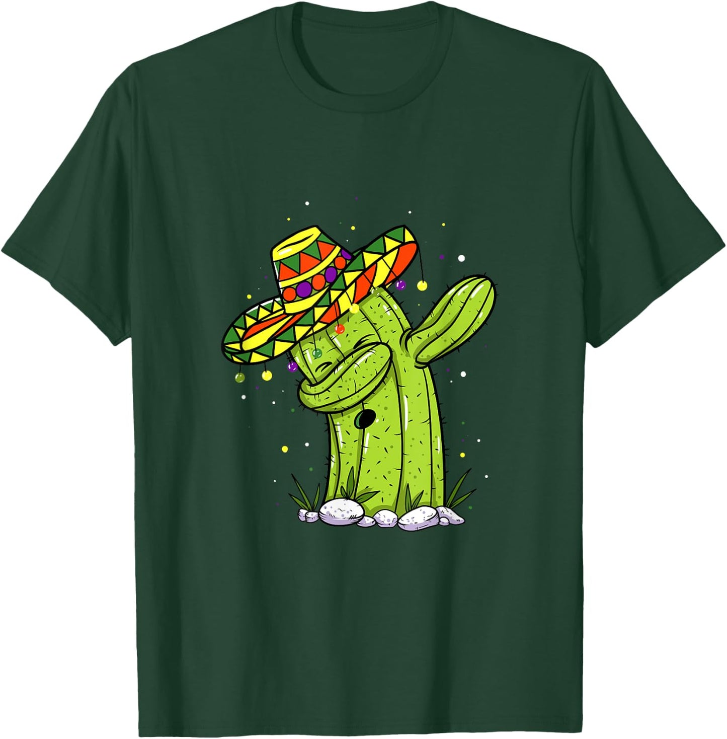 Dabbing Cactus Cinco de Mayo Mexican Party Kids Toddler Boys T-Shirt - T-Shirt | Forest