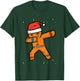 Dabbing Gingerbread Man Cookie Christmas Boys Men Kids Xmas T-Shirt - T-Shirt | Forest