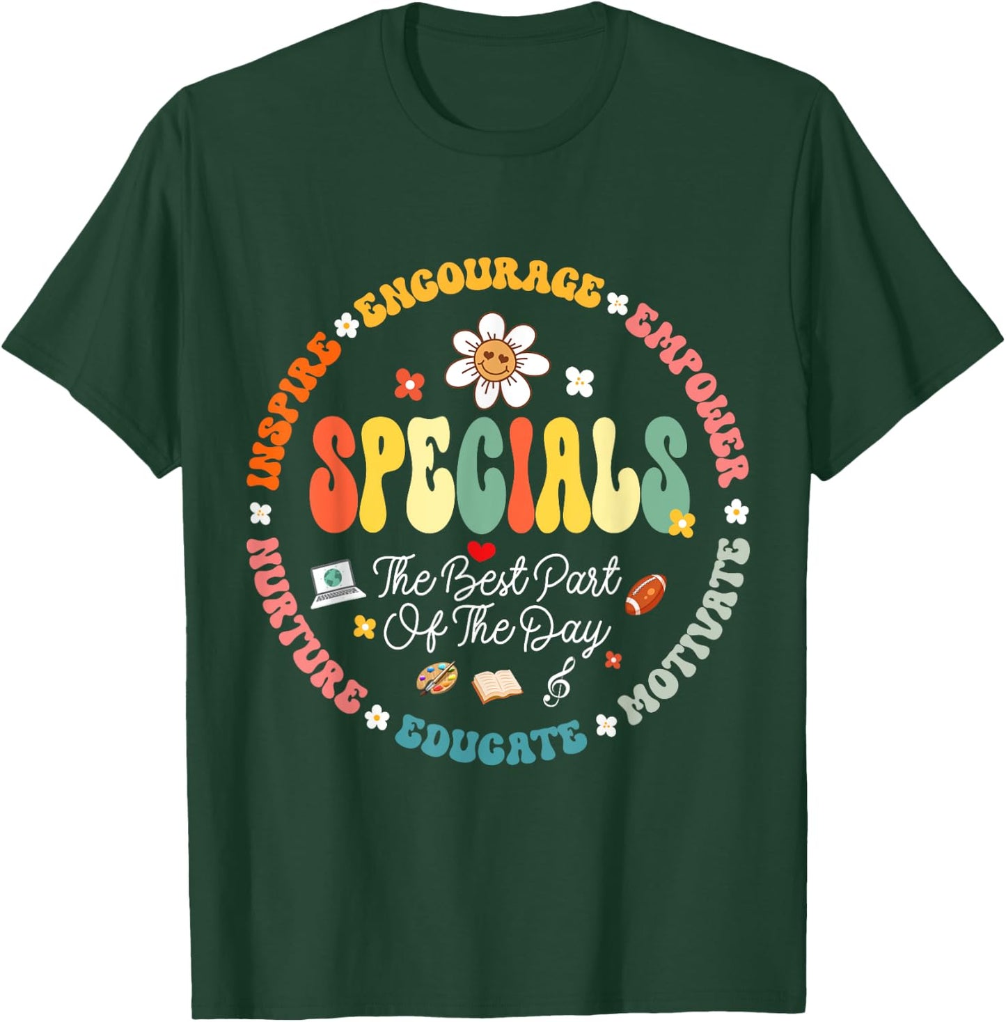 Teacher Specials The Best Part Of The Day - Specials Squad T-Shirt - T-Shirt | Forest
