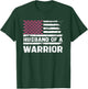 husband of a warrior Breast Cancer Awareness support squad T-Shirt - T-Shirt | Forest