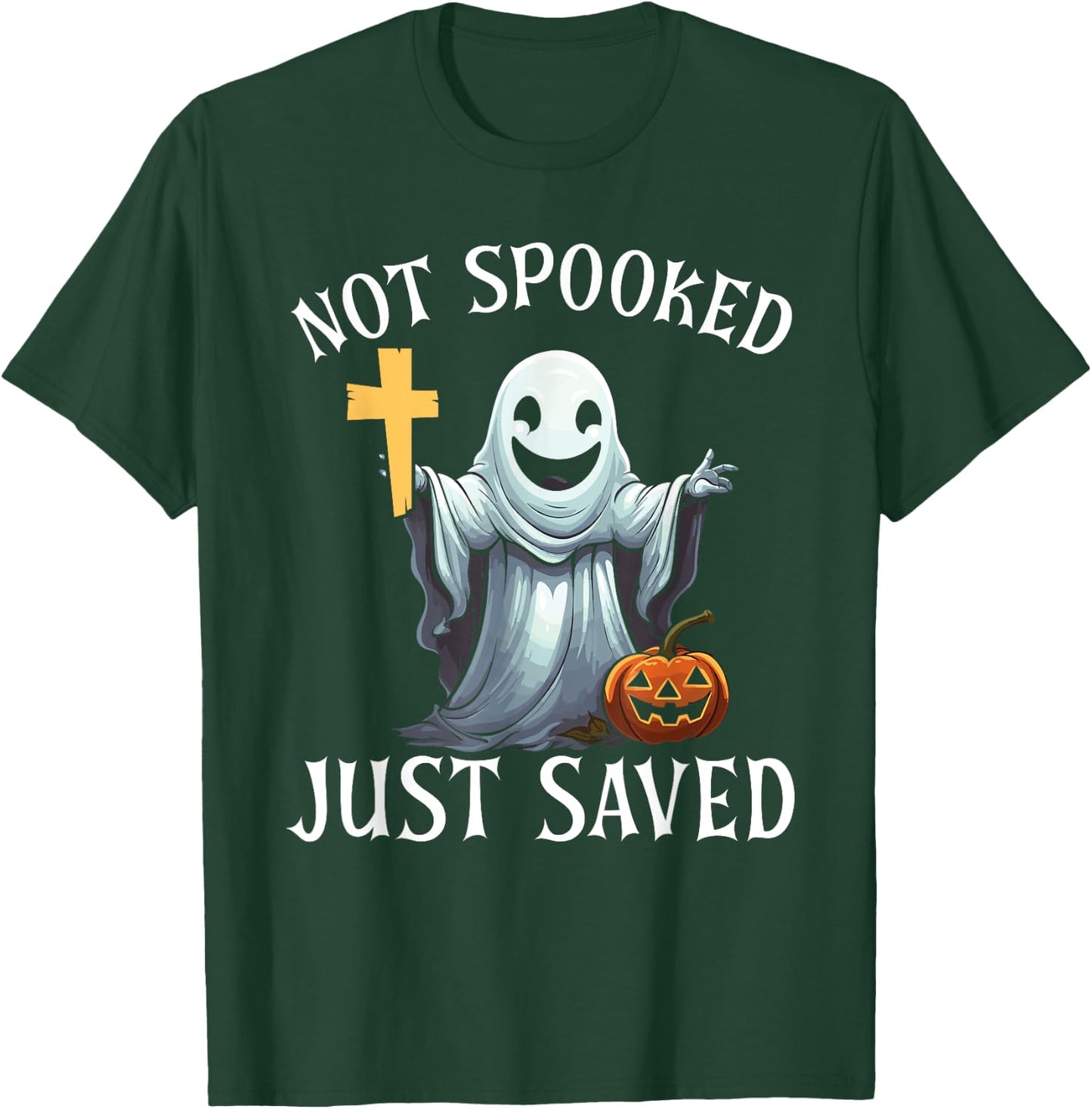 Christian Halloween Jesus Christ Trick Or Treat Christianity T-Shirt - T-Shirt | Forest