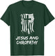 Jesus And Chiropathy. Christian Chiropractors Design T-Shirt - T-Shirt | Forest