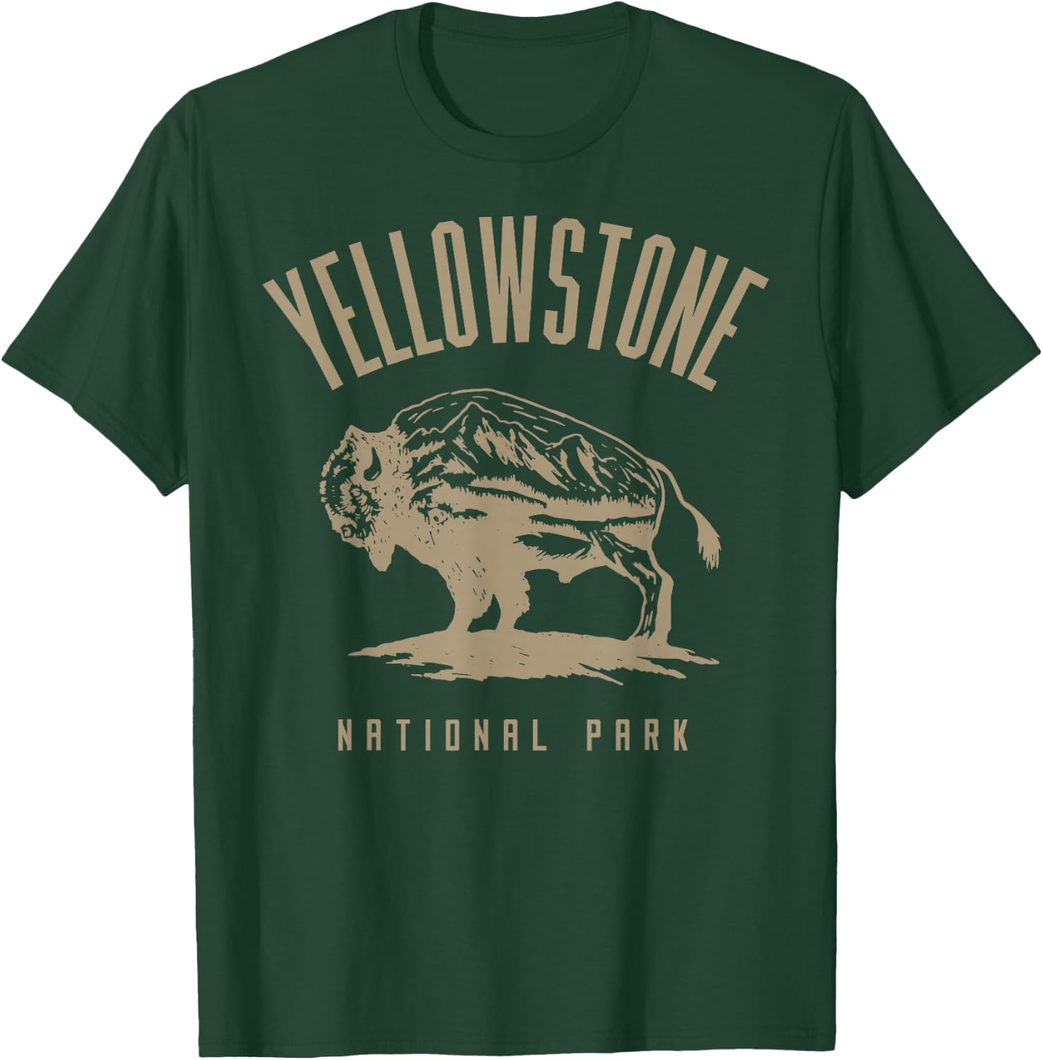Retro Yellowstone National Park US Vintage Yellowstone T-Shirt - T-Shirt | Forest