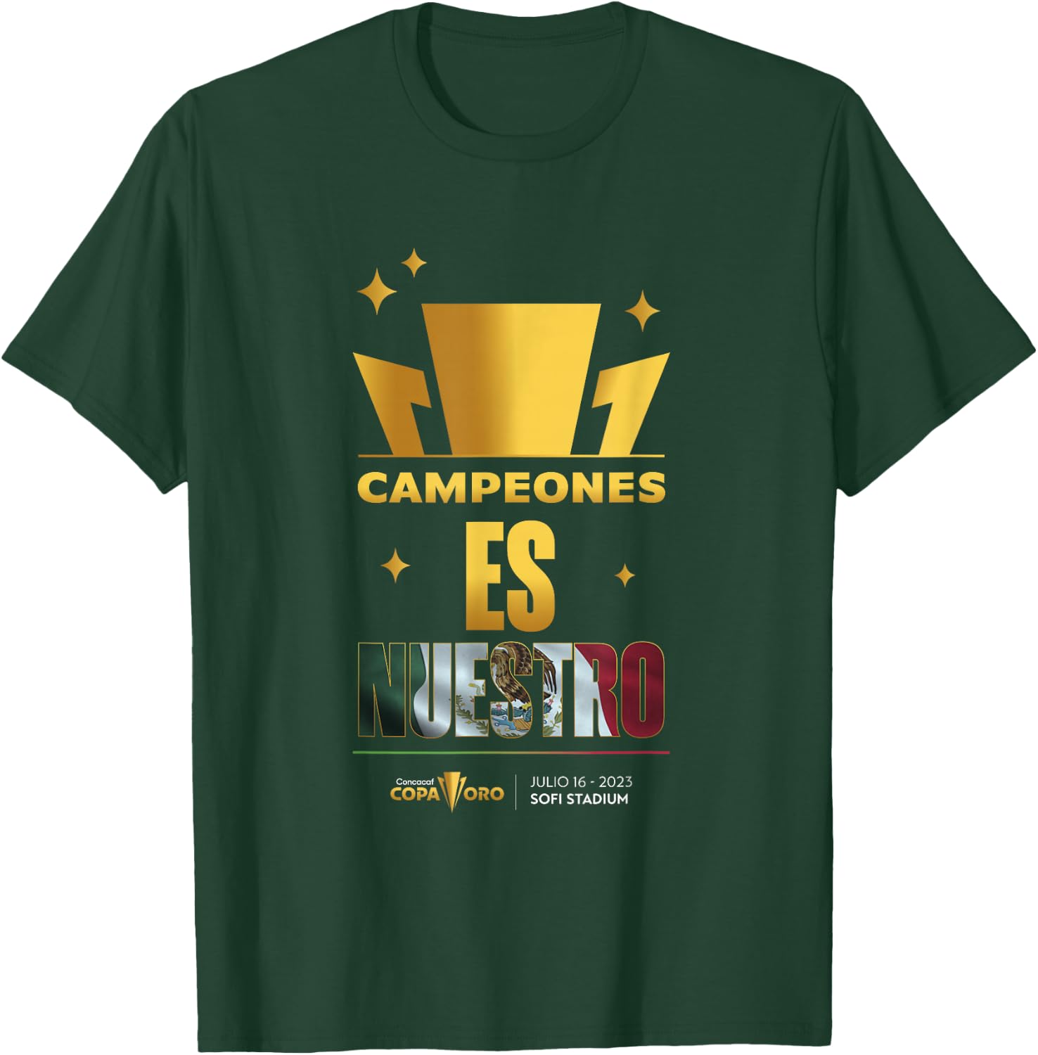Mexico Champions of the Gold-Cup T-Shirt - T-Shirt | Forest
